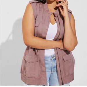 Torrid Mauve Sleeveless Vest